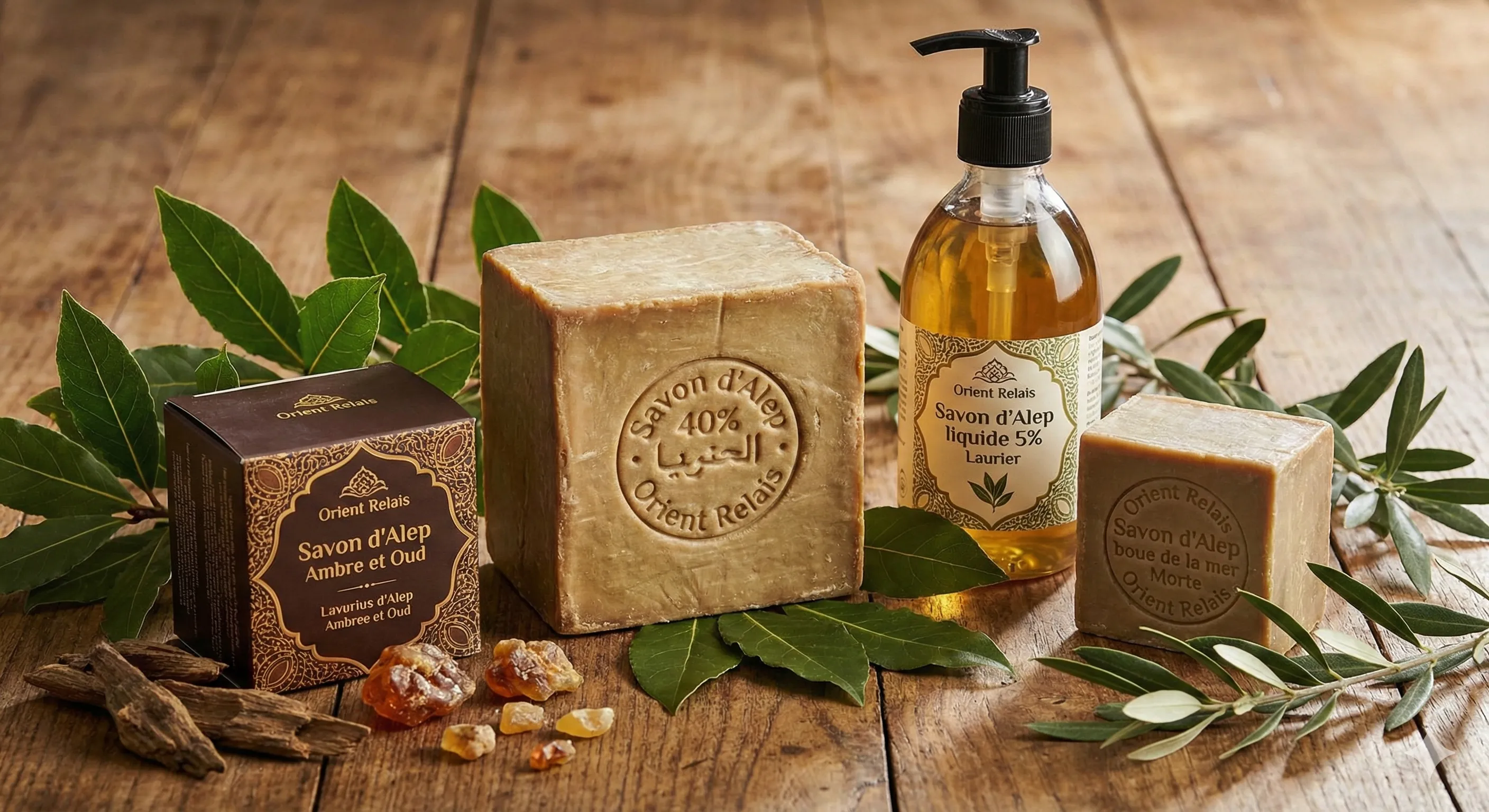 Fabrication artisanale de savon d'Alep