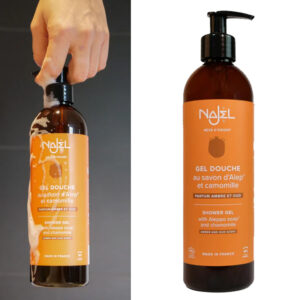 Gel douche parfum Ambre et Oud