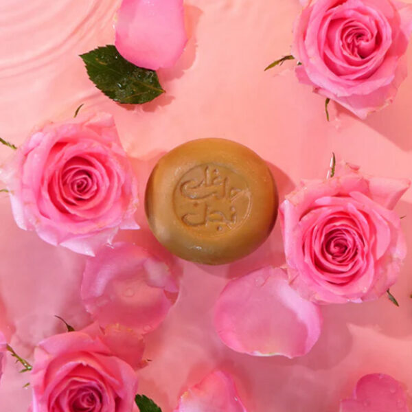 Savon d'Alep à la rose de Damas bio – Image 3