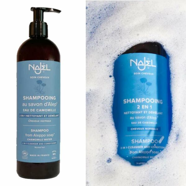 Shampoing au savon d'Alep cheveux normaux