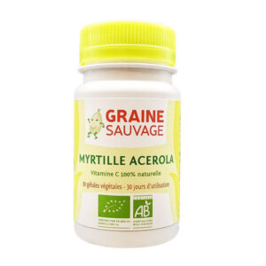 Myrtille Acérola bio - 90 gélules