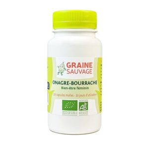 Huile Onagre-Bourrache Bio - 120 capsules
