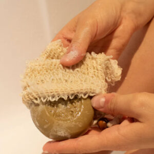 Sac à savon sisal et coton